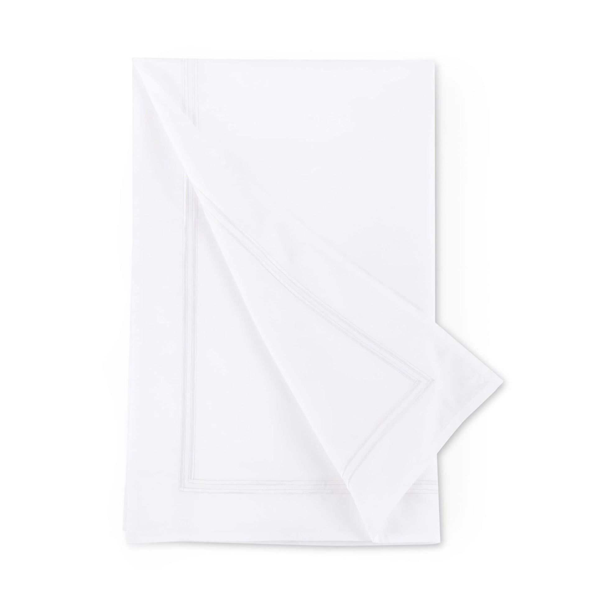 Regent 400 Thread Count Rectangle Tablecloth - White - DUSK