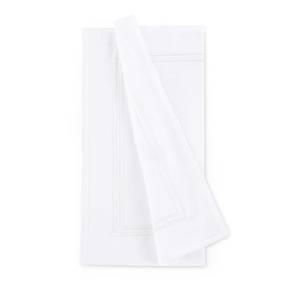 Regent 400 Thread Count Set of 4 Napkins - White - DUSK