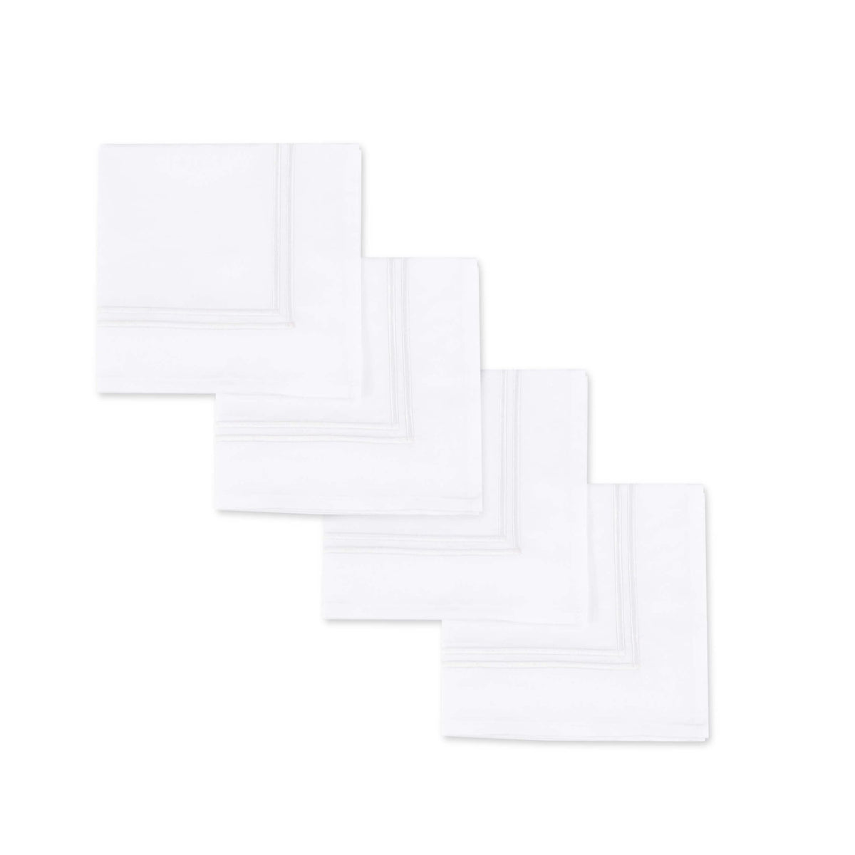 Regent 400 Thread Count Set of 4 Napkins - White - DUSK