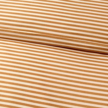 Retro Stripe 100% Cotton Duvet Covet & Pilllowcase Set - Mustard - DUSK