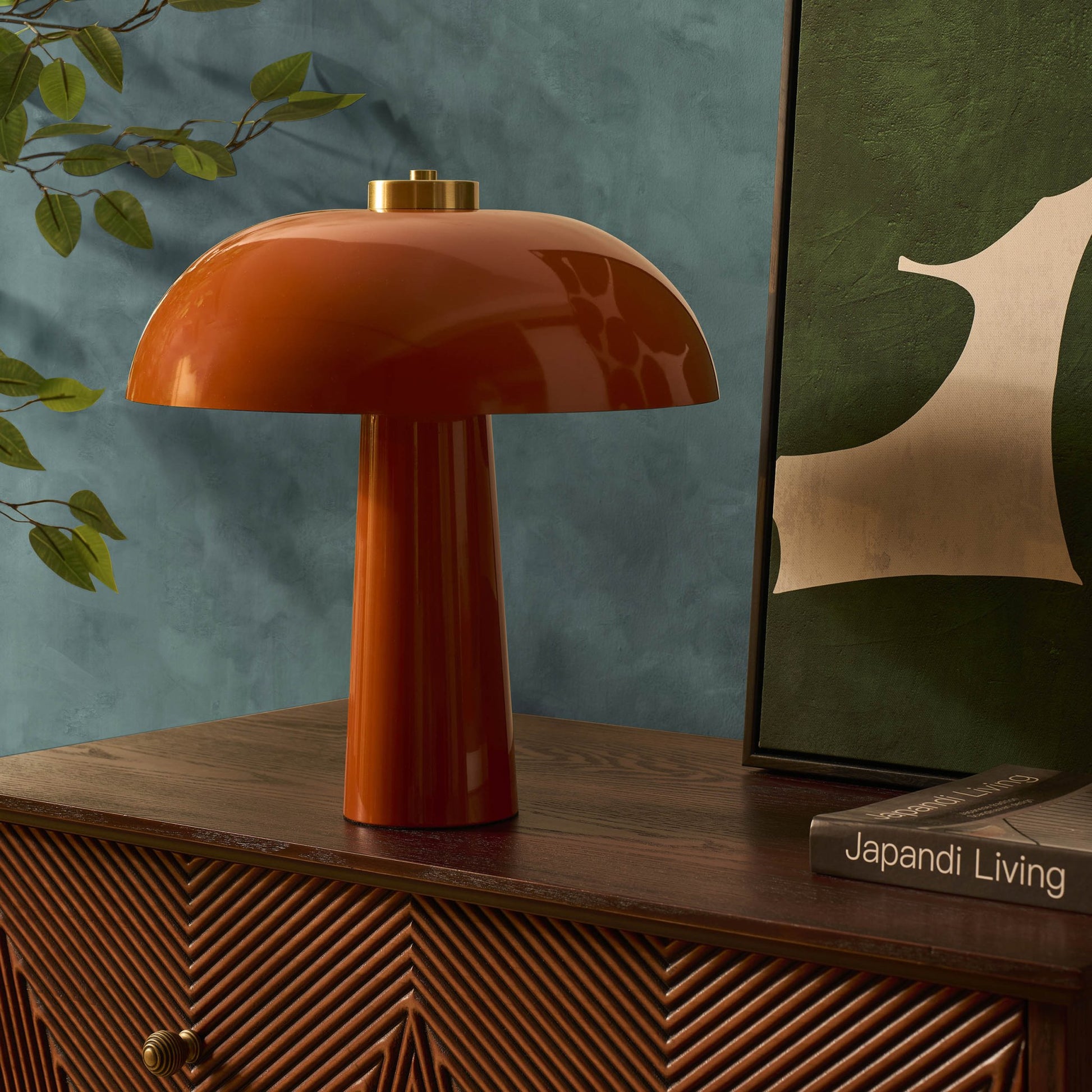 Retro Table Lamp - Orange - DUSK