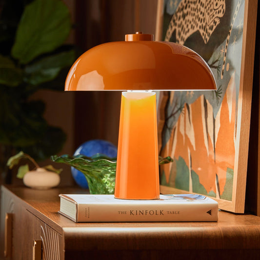 Retro Table Lamp - Orange - DUSK