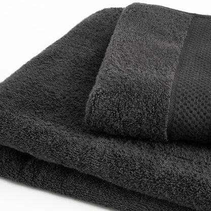 Rhodes Cotton Towel Collection - Black - DUSK