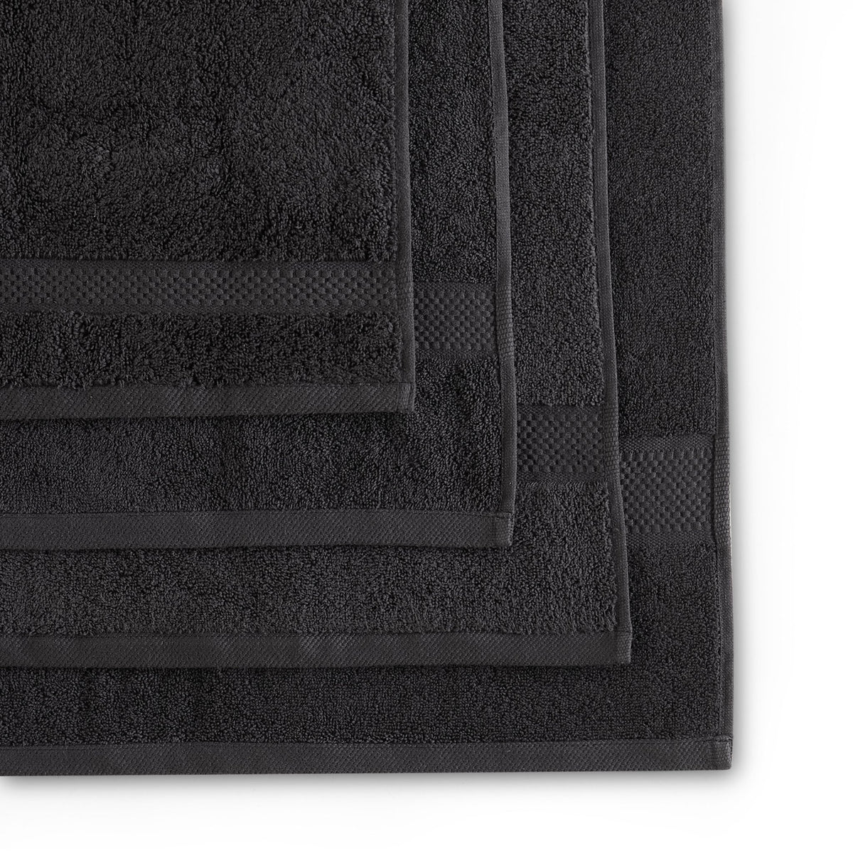 Rhodes Cotton Towel Collection - Black - DUSK