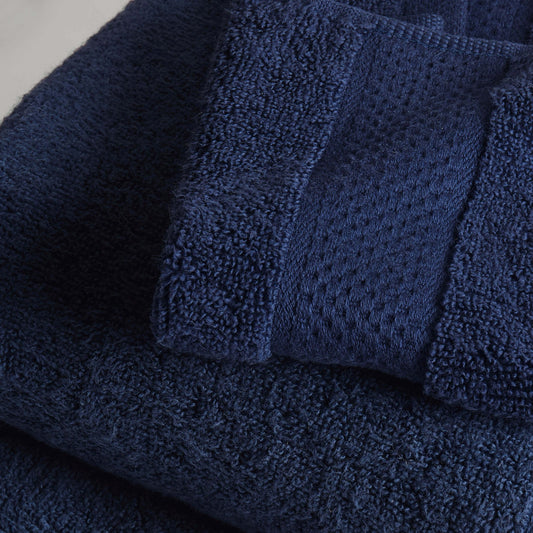 Rhodes Cotton Towel Collection - Dark Royal Blue - DUSK