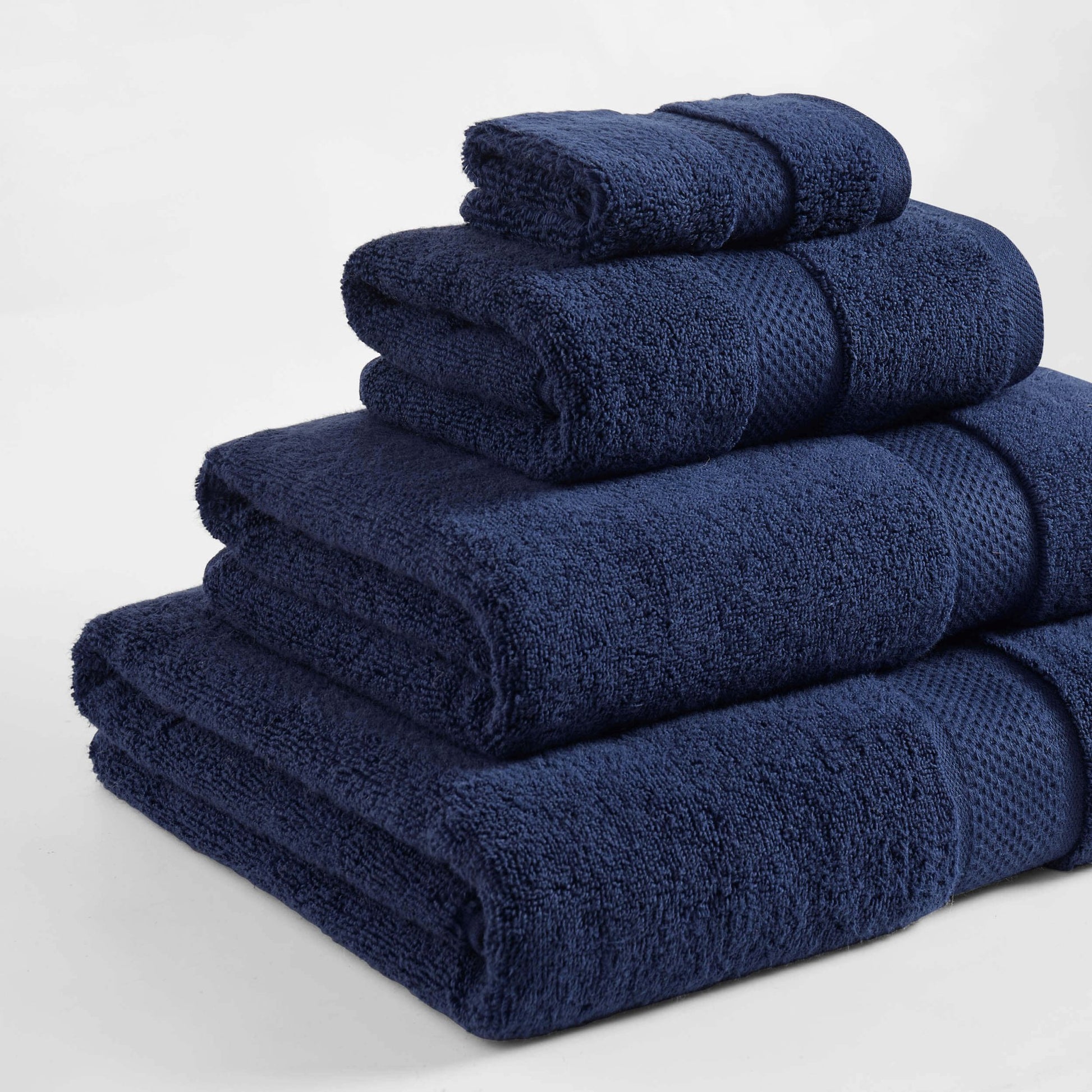 Rhodes Cotton Towel Collection - Dark Royal Blue - DUSK