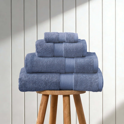 Rhodes Cotton Towel Collection - French Blue - DUSK