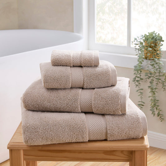 Rhodes Cotton Towel Collection - Natural - DUSK