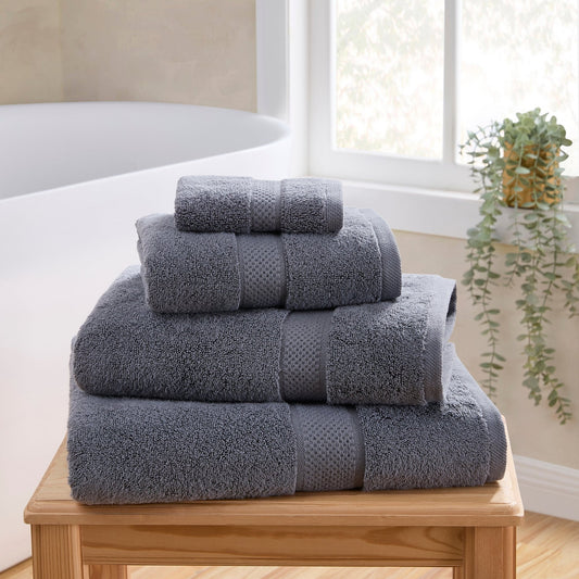 Rhodes Cotton Towel Collection - Slate - DUSK