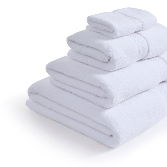 Rhodes Cotton Towel Collection - White - DUSK