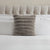 Ribbed Faux Fur Cushion Cover - Taupe - DUSK