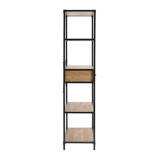 Riley Bookshelf with Drawers - Mango Wood - DUSK