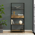 Riley Bookshelf with Drawers - Mango Wood - DUSK