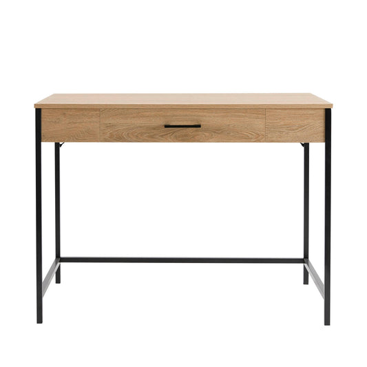 Riley Desk with Drawer - Light Wood - DUSK