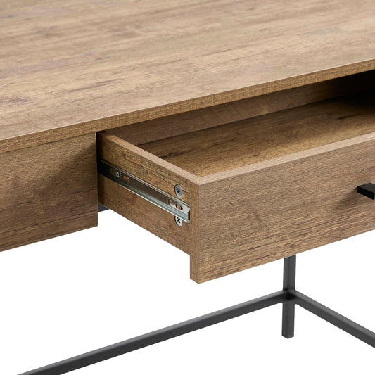 Riley Desk with Drawer - Mango Wood - DUSK