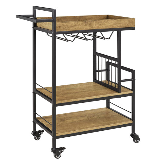 Riley Drinks Cart - Mango Wood - DUSK