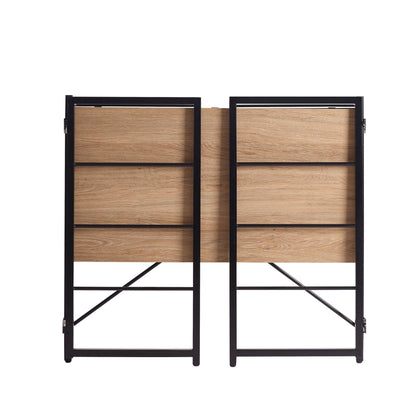 Riley Foldaway Desk - Light Wood - DUSK
