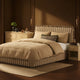 Riva Ottoman Storage Bed - Blue Stripe - DUSK