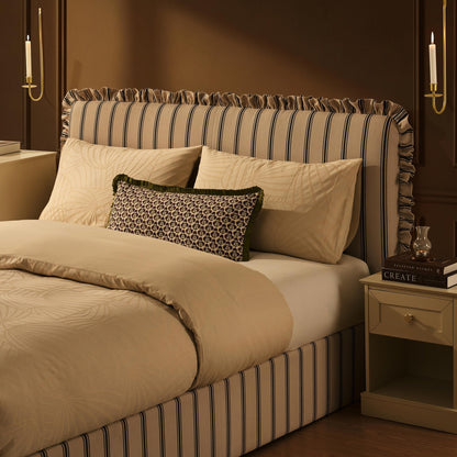 Riva Ottoman Storage Bed - Blue Stripe - DUSK