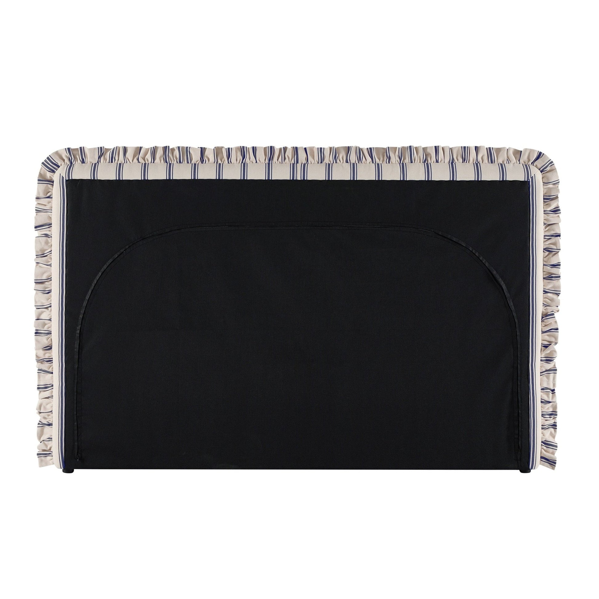 Riva Ottoman Storage Bed - Blue Stripe - DUSK