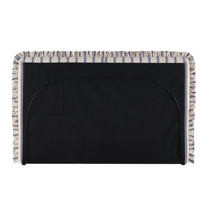 Riva Ottoman Storage Bed - Blue Stripe - DUSK