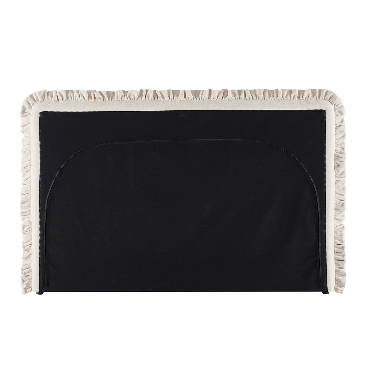 Riva Ottoman Storage Bed - Chenille Ivory - DUSK