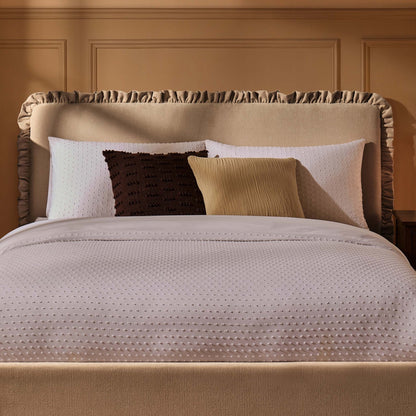 Riva Ottoman Storage Bed - Chenille Ivory - DUSK