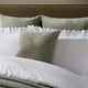 Rome Velvet Greek Matelasse Cushion Cover - Basil - DUSK