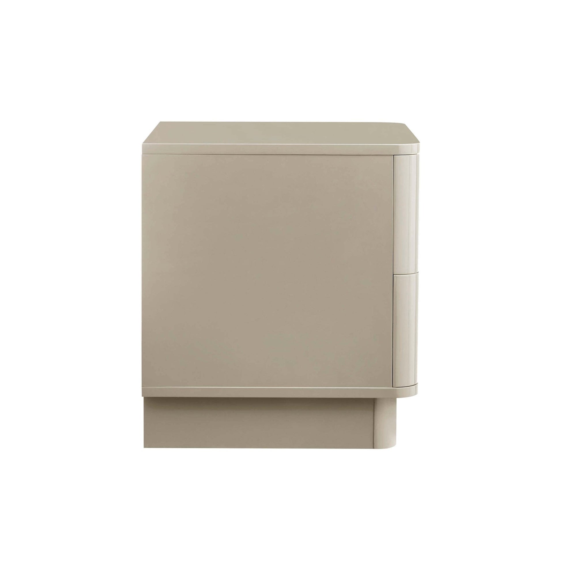 Romilly 2 Drawer Bedside Table - Taupe - DUSK