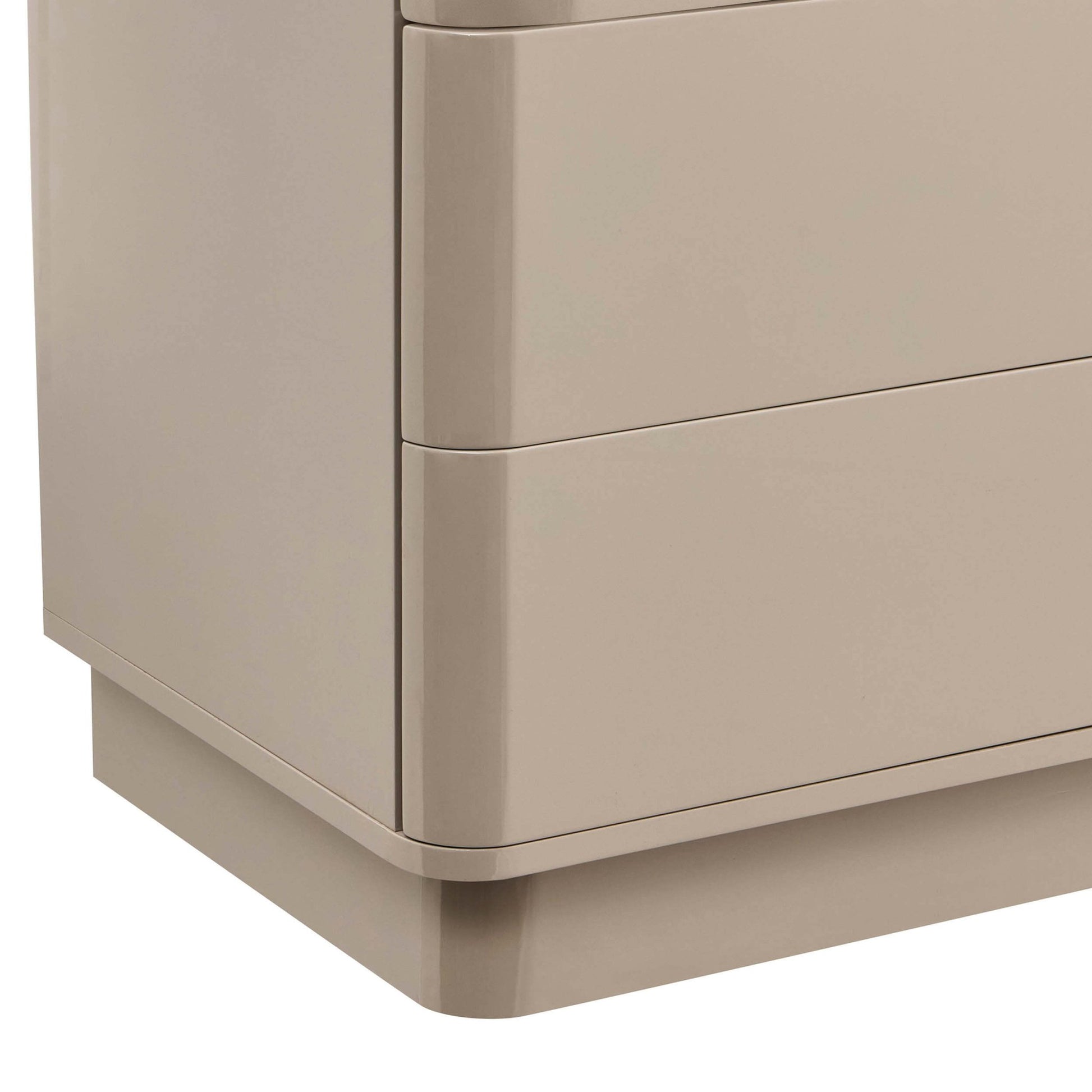 Romilly 2 Drawer Bedside Table - Taupe - DUSK