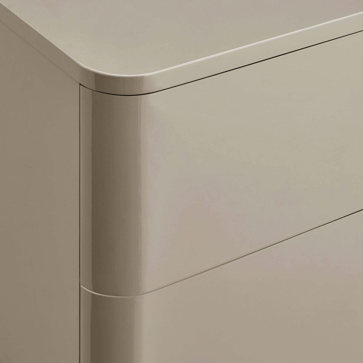 Romilly 2 Drawer Bedside Table - Taupe - DUSK