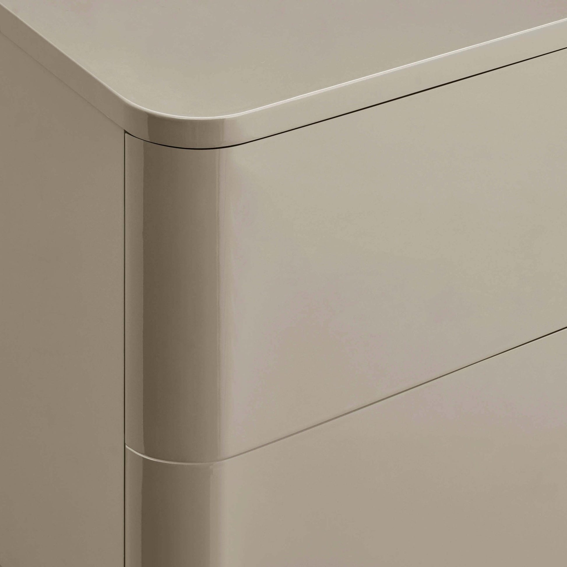 Romilly 2 Drawer Bedside Table - Taupe - DUSK