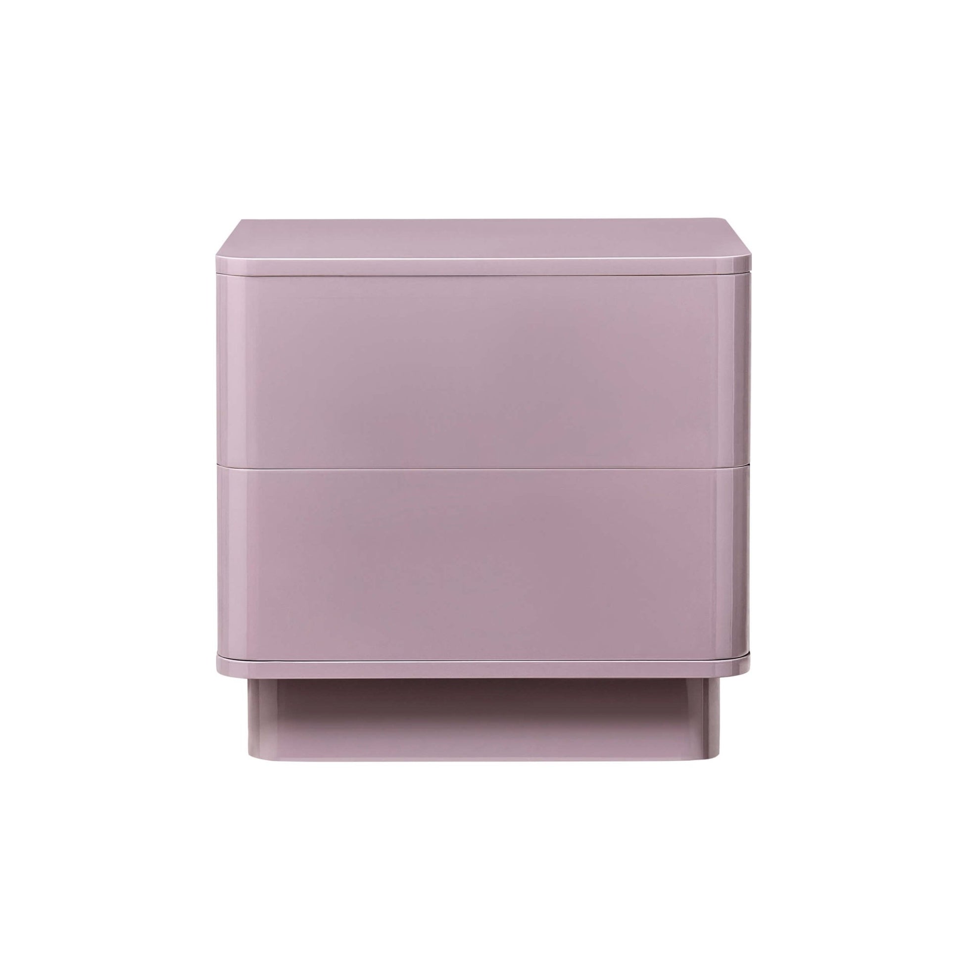 Romilly 2 Drawer Bedside Table - Violet Ice - DUSK