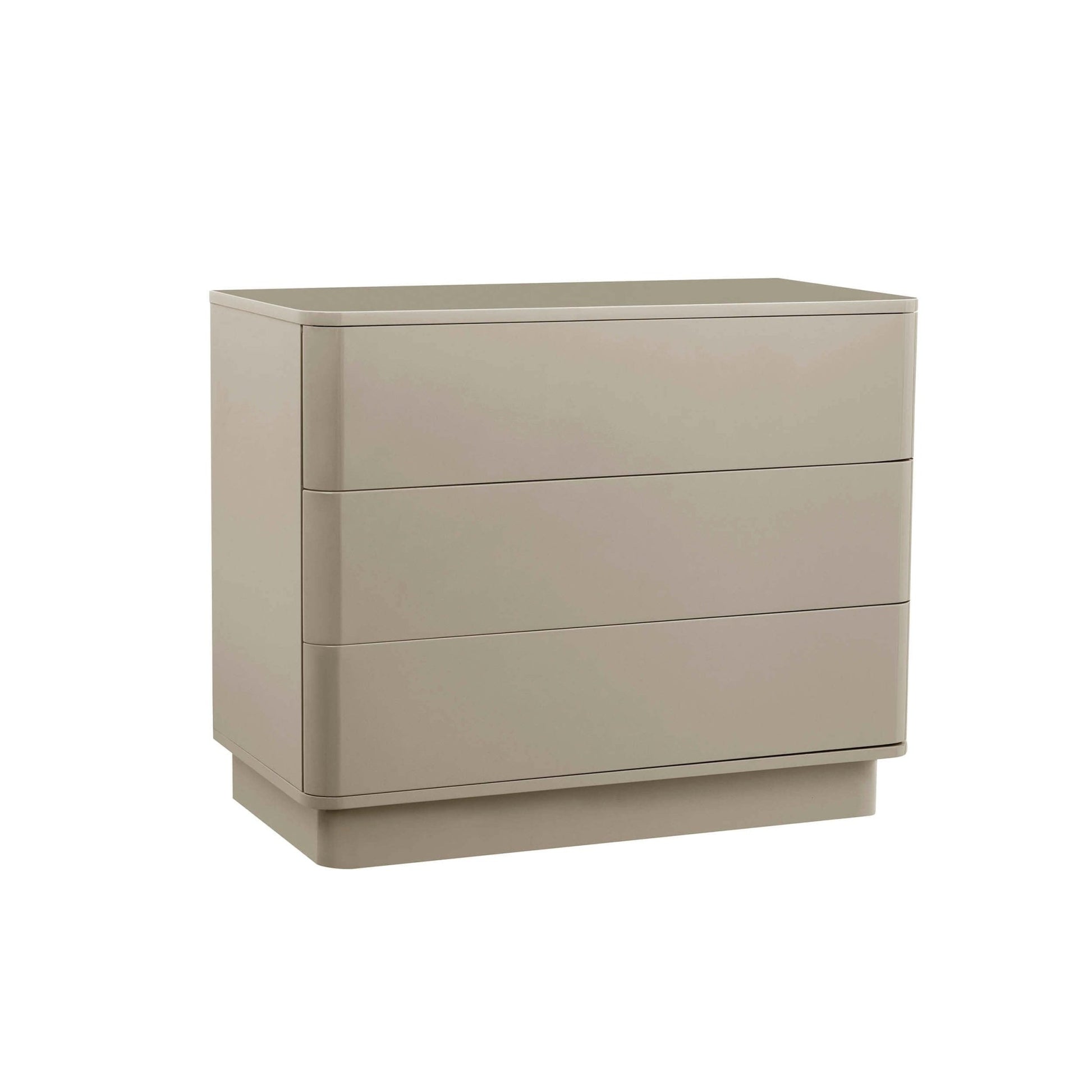 Romilly 3 Drawer Chest - Taupe - DUSK