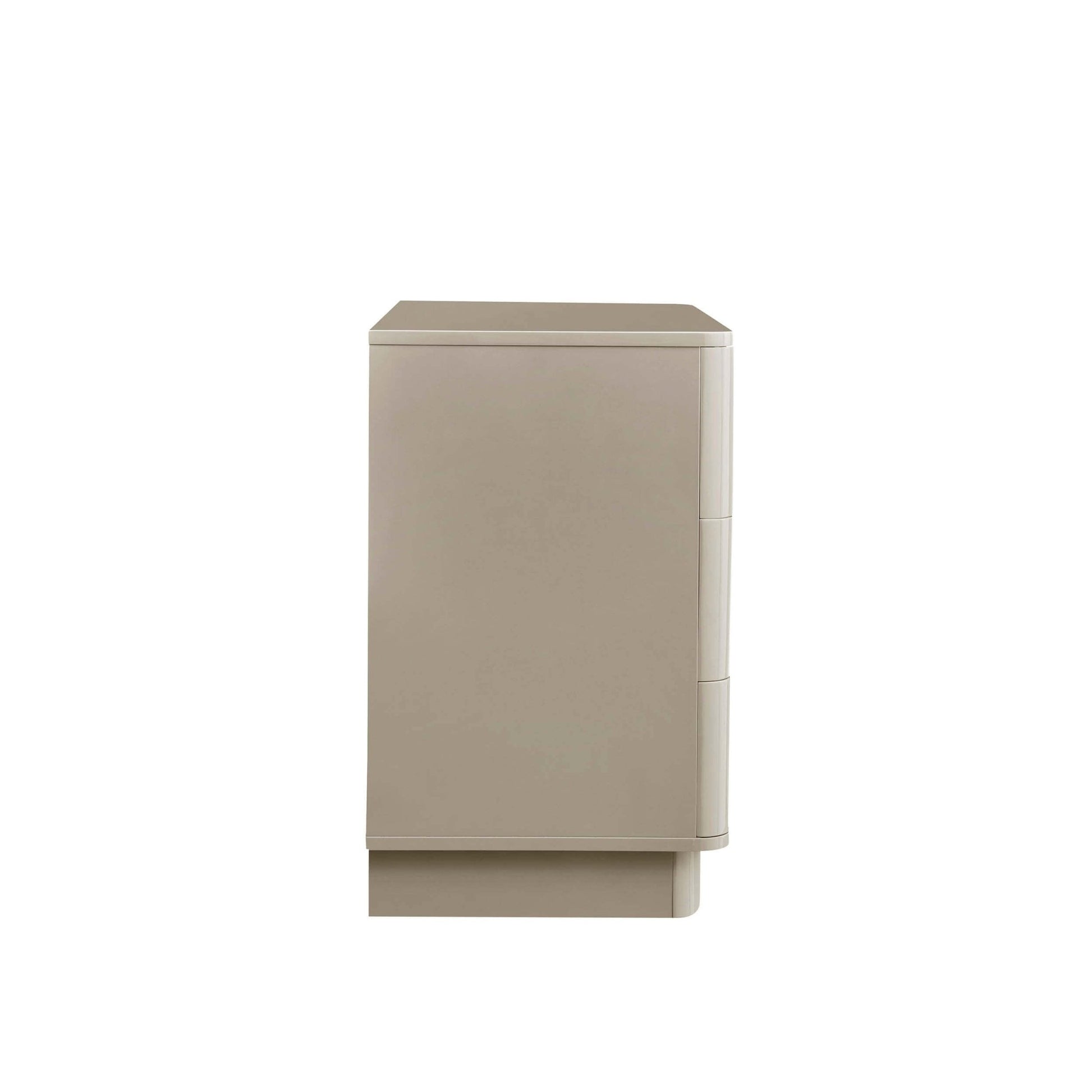 Romilly 3 Drawer Chest - Taupe - DUSK