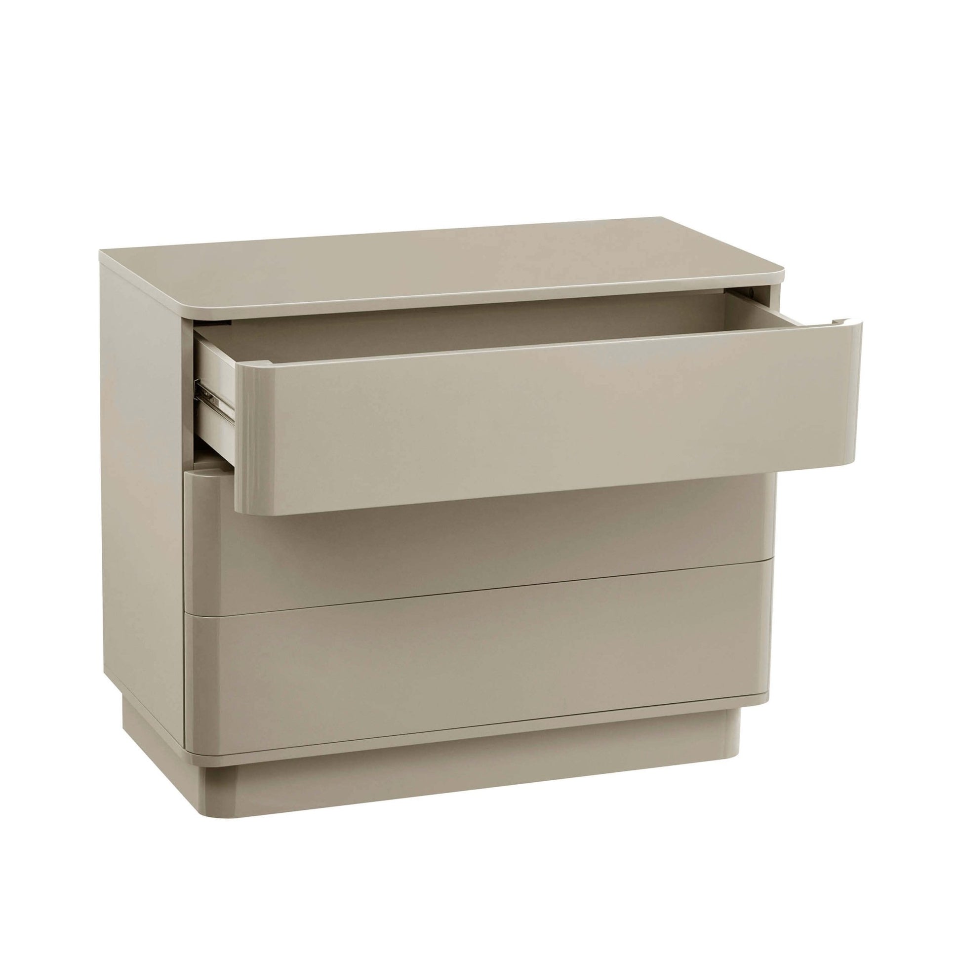 Romilly 3 Drawer Chest - Taupe - DUSK
