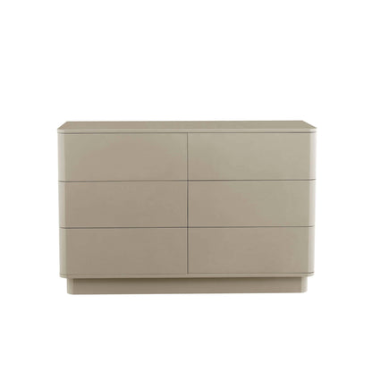 Romilly 6 Drawer Chest - Taupe - DUSK