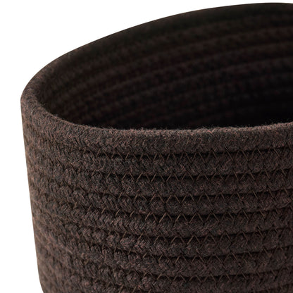 Rope Storage Basket Cube Set - Chocolate - DUSK