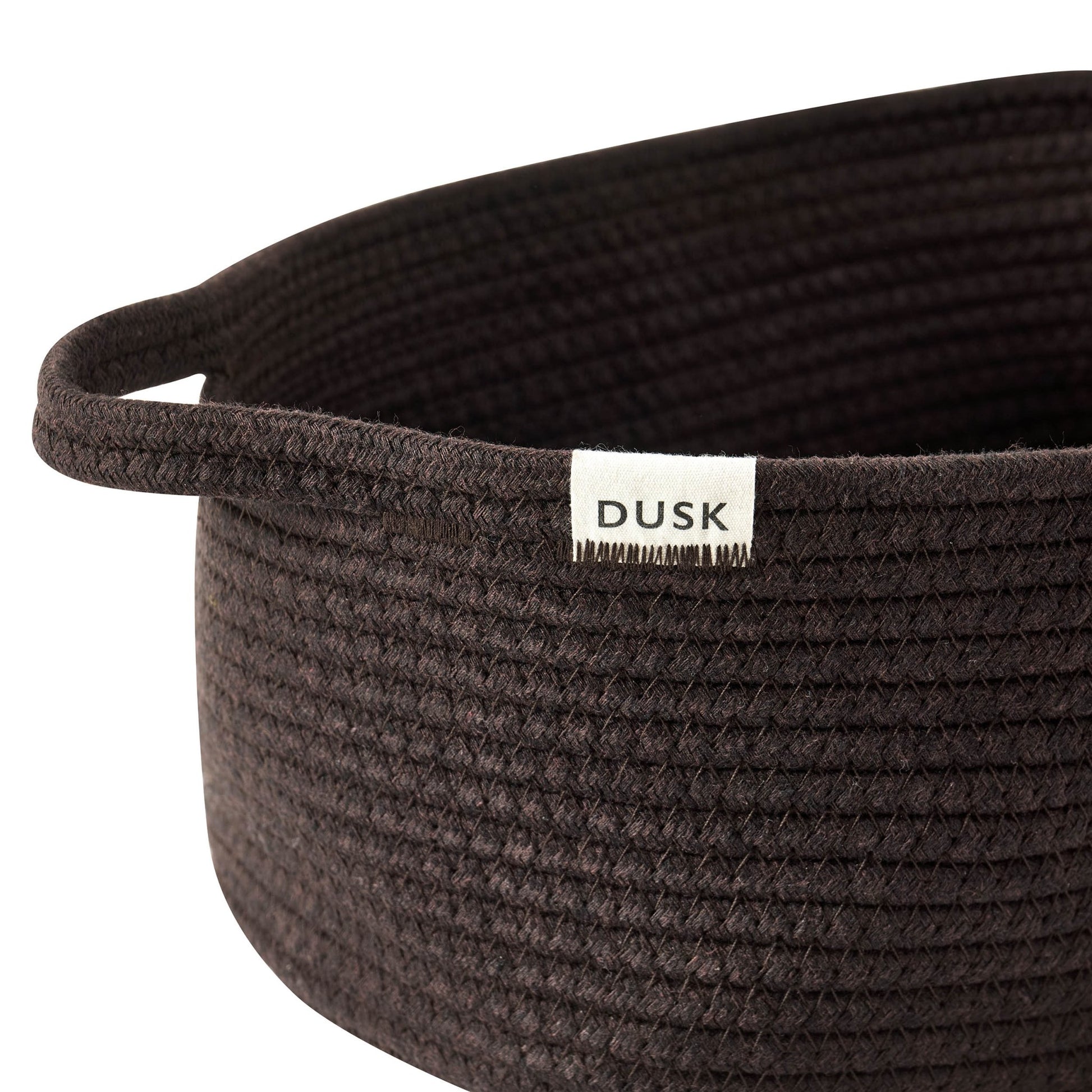 Rope Storage Basket Cube Set - Chocolate - DUSK