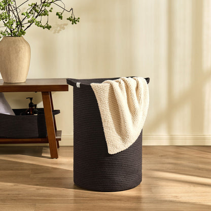 Rope Storage Laundry Basket - Chocolate - DUSK