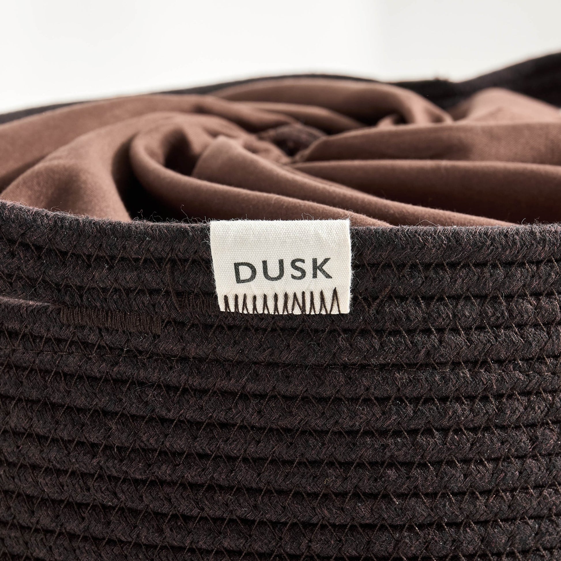 Rope Storage Laundry Basket - Chocolate - DUSK