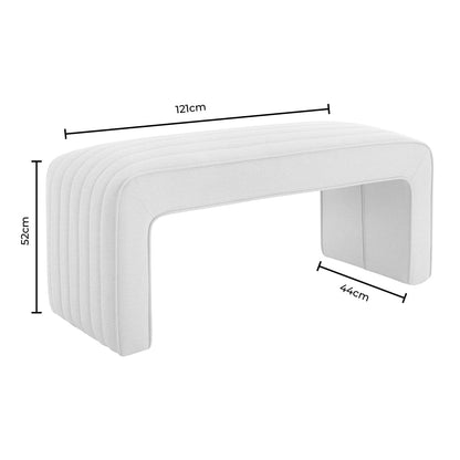 Rosewood Panelled Bench - Ink - DUSK