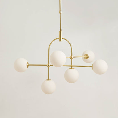 Rowan Brushed Gold Ceiling Light - Gold - DUSK