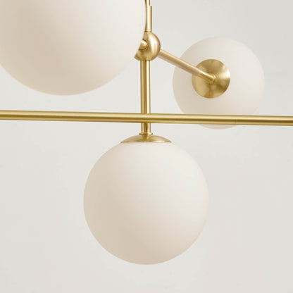 Rowan Brushed Gold Ceiling Light - Gold - DUSK