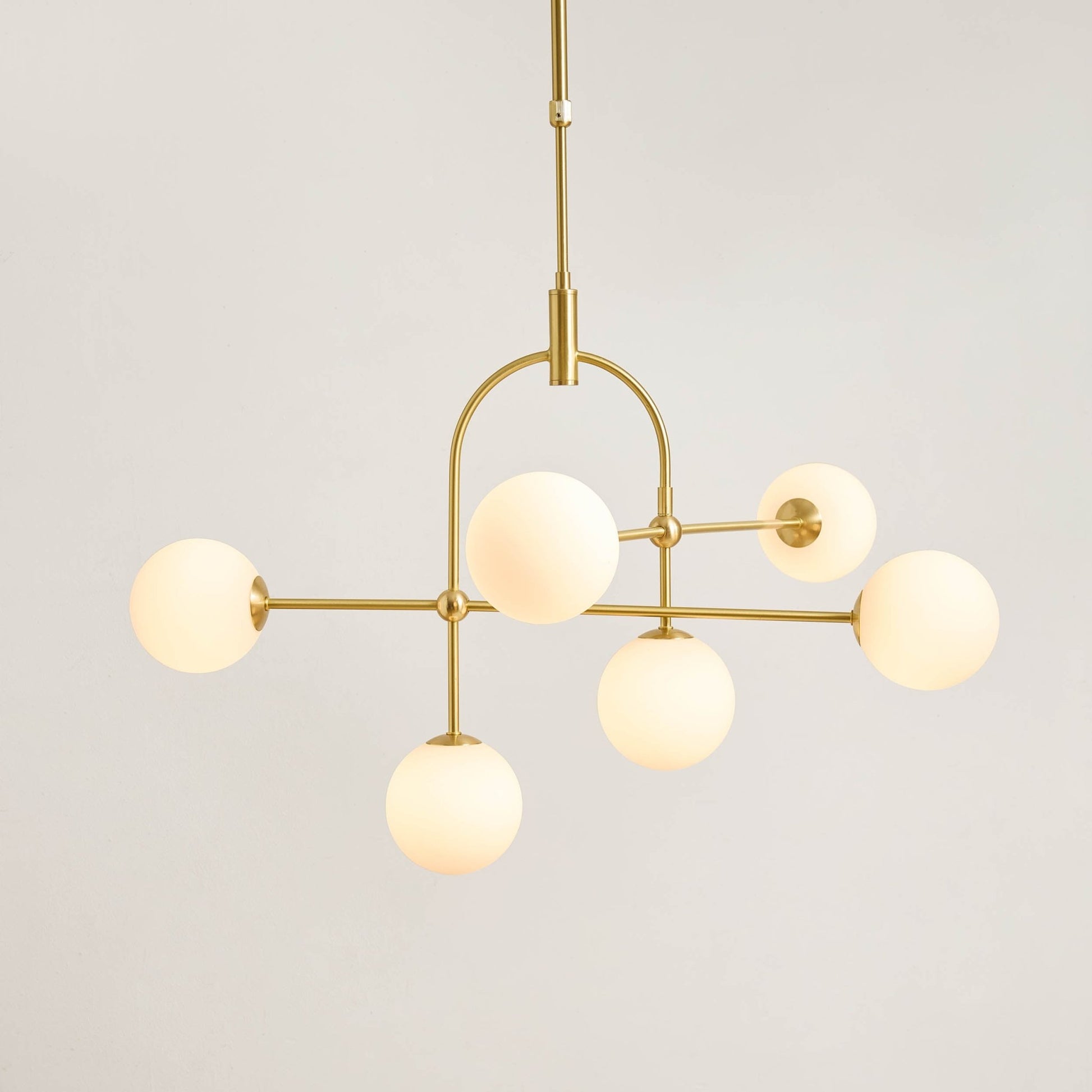 Rowan Brushed Gold Ceiling Light - Gold - DUSK