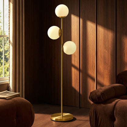 Rowan Floor Lamp - Gold - DUSK