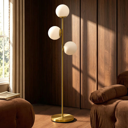 Rowan Floor Lamp - Gold - DUSK