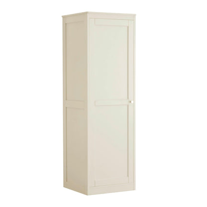 Ruby 1 Door Wardrobe with Drawers - Cream - DUSK