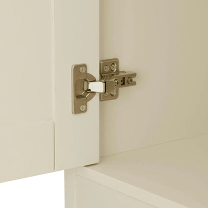 Ruby 1 Door Wardrobe with Drawers - Cream - DUSK