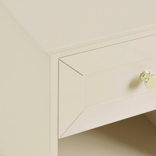 Ruby 1 Drawer Nightstand - Cream - DUSK